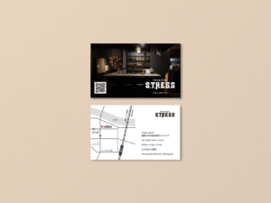 薩摩川内市のダイニングバーストレス様のショップカード